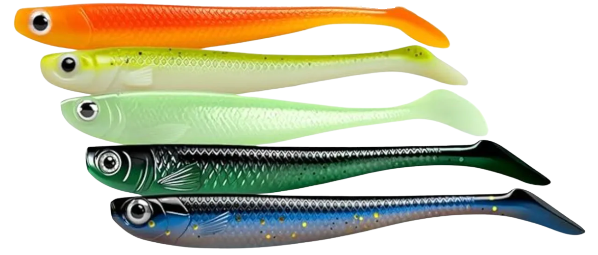 5 leurres souples offerts